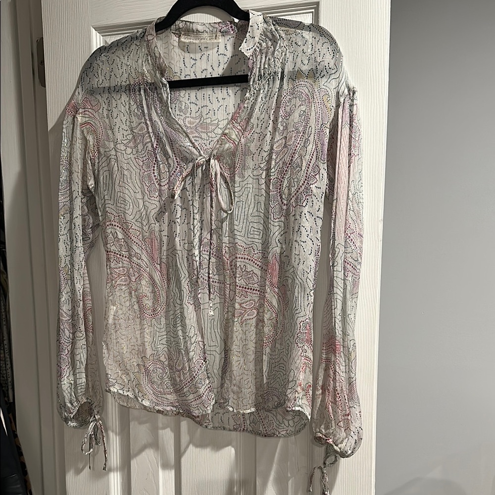 Schumacher Women's Sheer Paisley Blouse